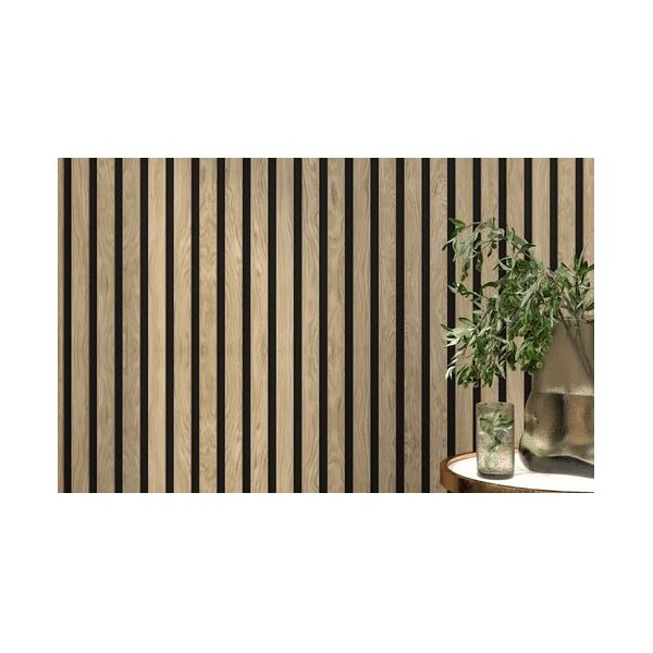 Ejoy Light Walnut Wood Slat Panels for Walls - Stout, 3PK WWC_0030 - main